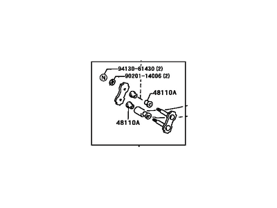 Toyota 04481-60030 Shackle Kit