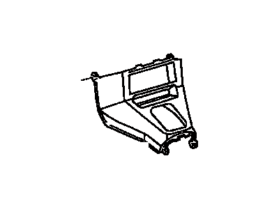 Toyota 55434-16060-E0 Front Panel