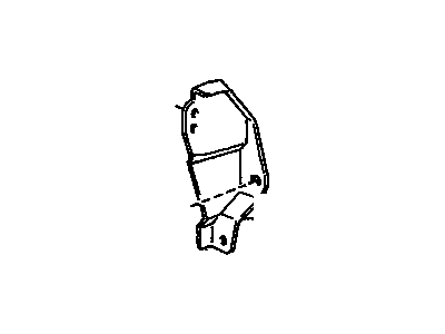 Toyota 25591-11080 Manifold Support Bracket