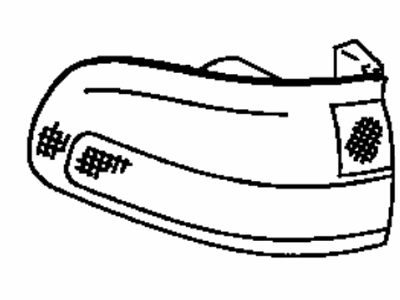 Toyota 81561-95D01 Lens & Housing