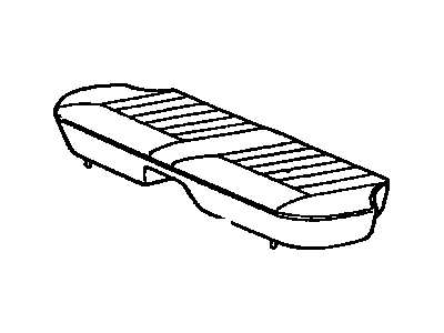 Toyota 71460-20681-01 Cushion Assembly, Rear Seat