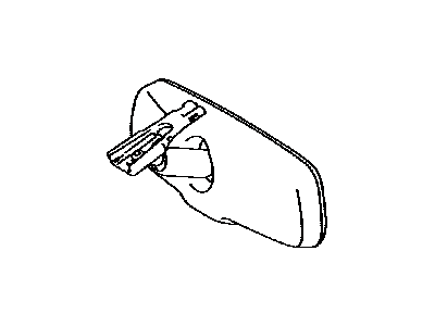 Toyota 87810-0WG91 Mirror Inside
