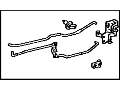 Toyota 69340-33010 Rear Door Lock Assembly, Left