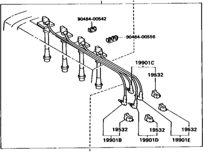 Toyota 90919-22319 Cable Set