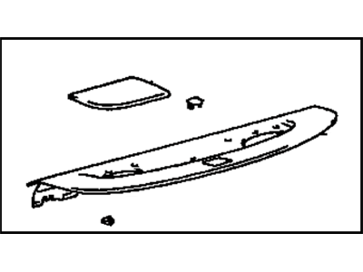 Toyota 64330-33090-02 Panel Assy, Package Tray Trim