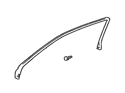 Toyota 62381-20092 Weatherstrip