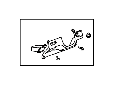 Toyota 55046-34010-B0 Panel, Instrument Panel Finish, Lower