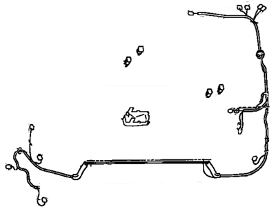 Toyota 82111-04782 Wire, Engine Room Main