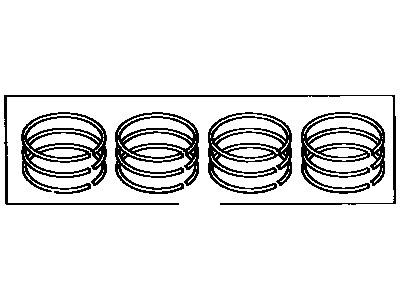 Toyota 13011-16260 Ring Set, Piston