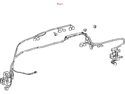 Toyota 82141-07310 Wire, Instrument Panel