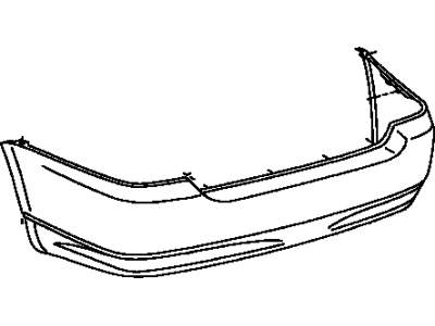 Toyota 52159-1A926 Cover, Rear Bumper