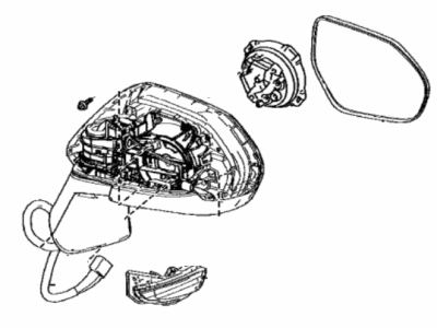 Toyota 87940-02926 Mirror Assembly