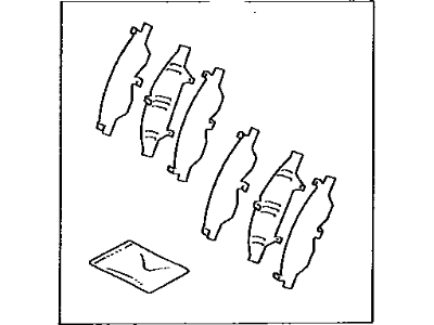 Toyota 04945-20050 Shim Kit, Anti Squeal, Front