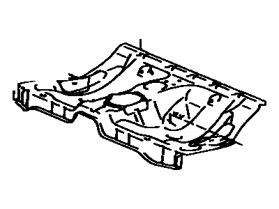 Toyota 58211-20310 Center Floor Pan