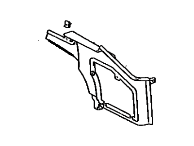 Toyota 64740-14050-01 Panel Assy, Deck Side Trim, LH