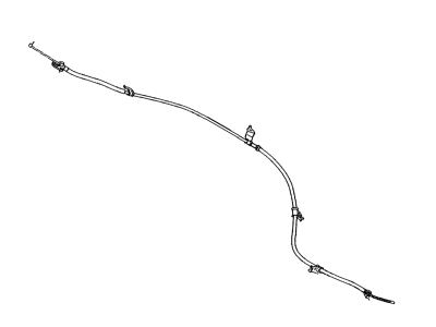 Toyota 46430-42132 Rear Cable