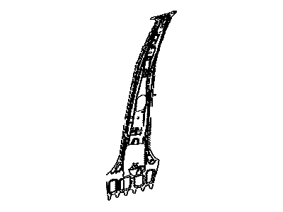 Toyota 61035-42020 Pillar Sub-Assembly, NO.