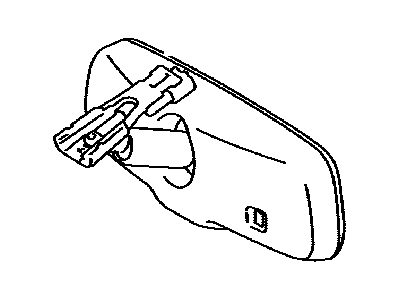 Toyota 87810-0WG30 Inner Rear Mirror Assembly