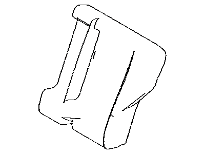 Toyota 71078-0R080-C5 Rear Seat Back Cover, Left (For Separate Type)