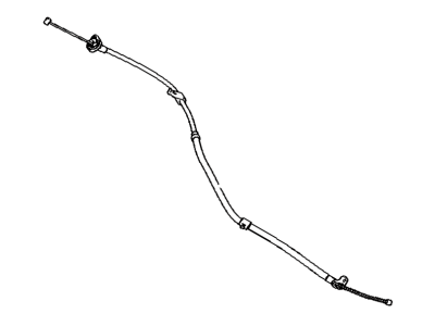 Toyota 46430-06030 Rear Cable