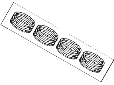 Toyota 13011-47031 Piston Ring Set