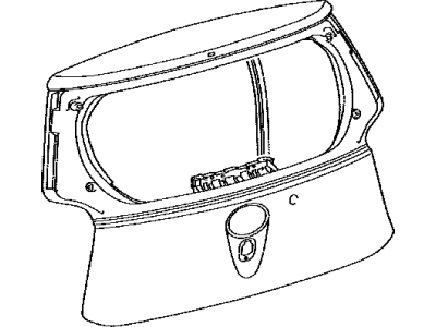 Toyota 67005-1A130 Panel Sub-Assy, Back Door