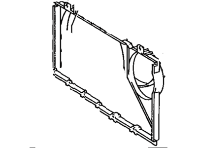 Toyota 16711-46160 Fan Shroud