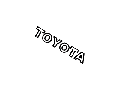 Toyota 75441-14190 Nameplate