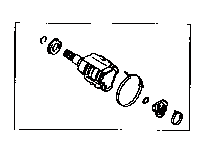 Toyota 43403-19075 Joint Assembly, Front Axle Inboard, Left