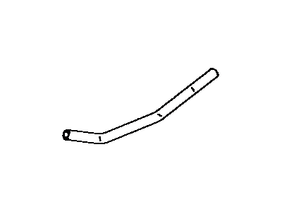 Toyota 87245-1A270 Hose, Heater Water, Outlet E