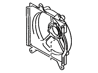 Toyota 16711-16150 Shroud Sub-Assy, Fan