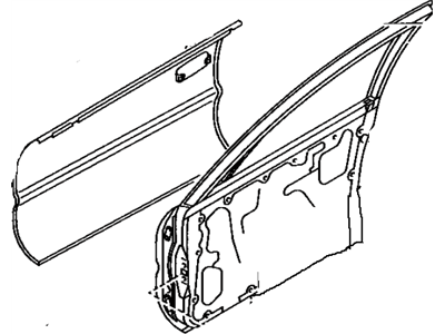 Toyota 67002-1A140 Panel Sub-Assy, Front Door, LH