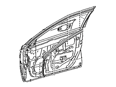 Toyota 67001-06220 Panel Sub-Assembly, Front D