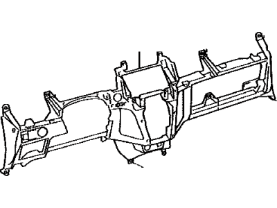 Toyota 55303-52180-B0 Panel Sub-Assy, Instrument, Lower