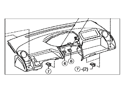 Toyota 55302-52010-B0 Panel Sub-Assy, Instrument, Upper