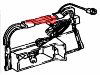Toyota 81555-17030 Socket & Wire