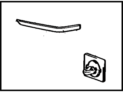 Toyota 75651-14220-08 Moulding, Quarter, Outside RH