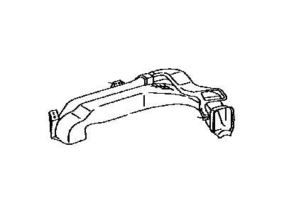 Toyota 55086-12190 Duct Sub-Assembly, HEATE