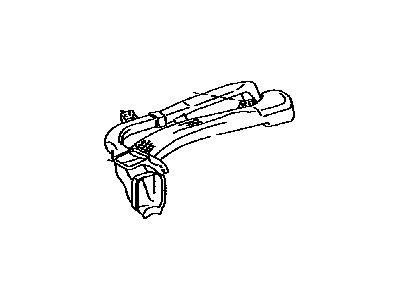 Toyota 55084-12130 Duct Sub-Assembly, HEATE