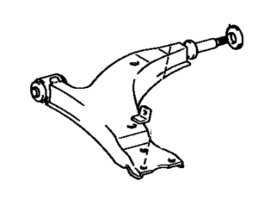 Toyota 48068-20160 Front Suspension Control Arm Sub-Assembly Lower Right