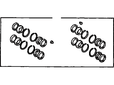 Toyota 04479-0C020 Caliper Overhaul Kit
