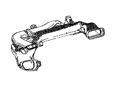 Toyota 55084-02190 Duct Sub-Assembly, HEATE