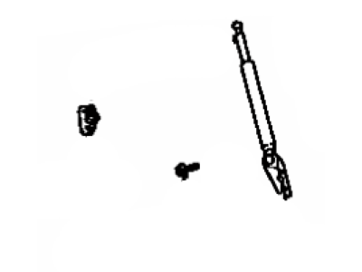 Toyota 68960-19475 Support Cylinder