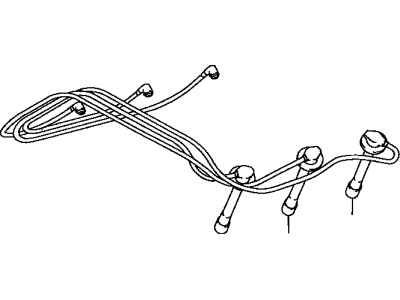 Toyota 90080-91113 Cord, Spark Plug RESISTIVE