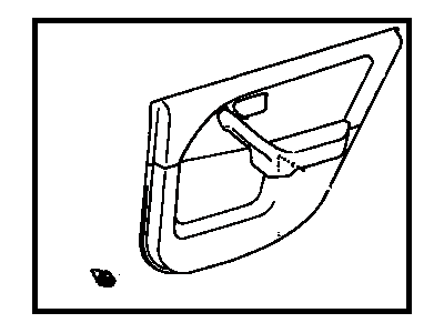 Toyota 67630-AA080-B1 Board Sub-Assy, Rear Door Trim, RH