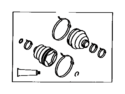 Toyota 04438-12040 Boot Kit