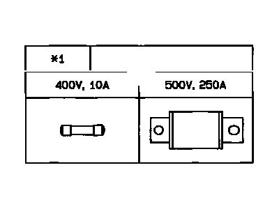 Toyota G3829-42070 Fuse, Electric Vehicle