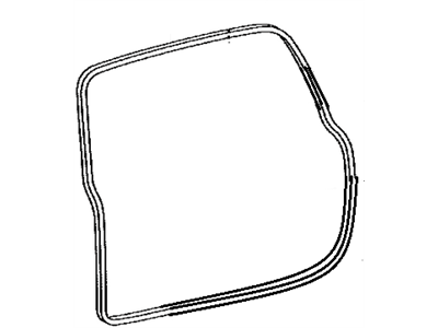 Toyota 67881-42040 Weatherstrip, Back Door