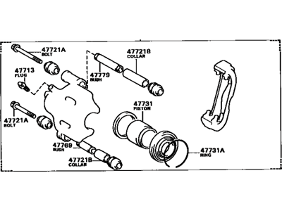 Toyota 47730-12210 Caliper