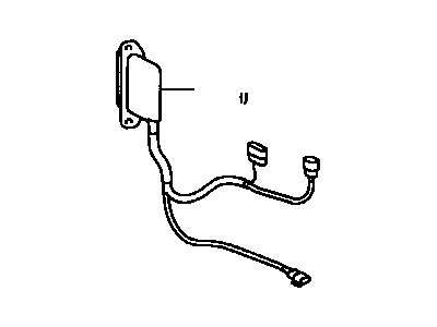 Toyota 84261-08011 Junction, Slide Door Control, Male